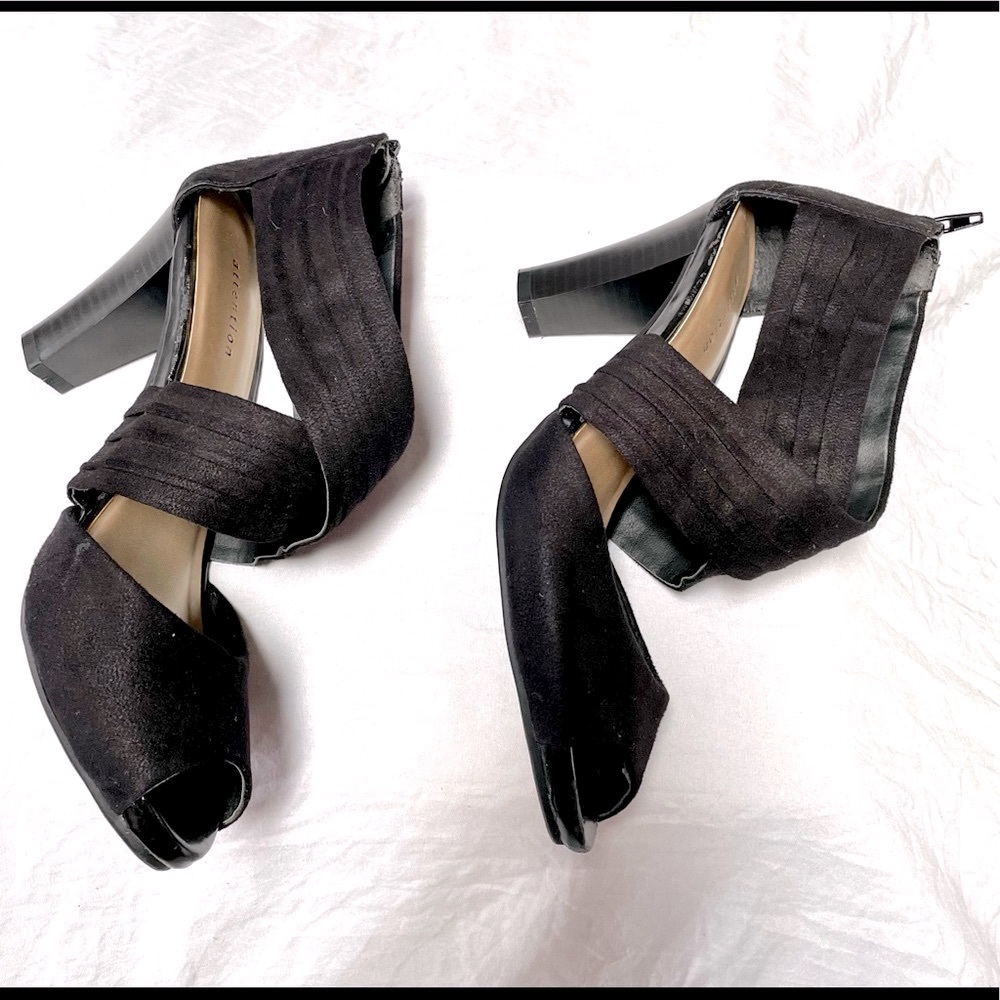 ATTENTION women’s heeled sandals (jenna) black size5 NWOT - Picture 5 of 13